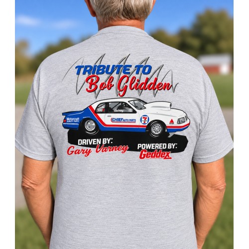 Tribute to Bob Glidden T-Shirt - Ash Gray