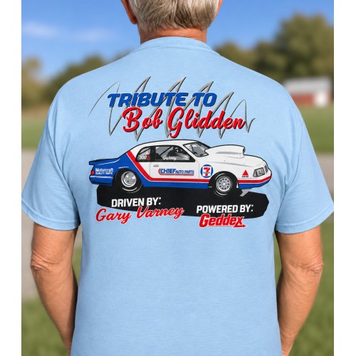 Tribute to Bob Glidden T-Shirt - Light Blue